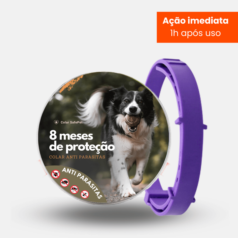 Colar Anti Pulgas e Carrapatos - SafePet