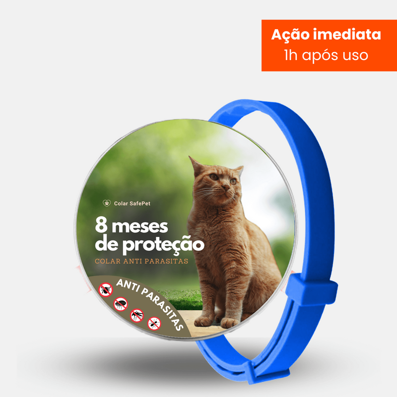 Colar Anti Pulgas e Carrapatos - SafePet