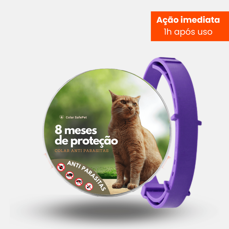 Colar Anti Pulgas e Carrapatos - SafePet