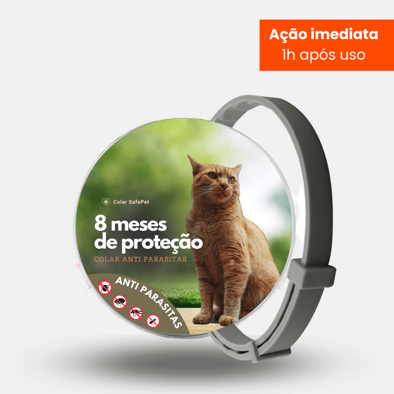 Colar Anti Pulgas e Carrapatos - SafePet